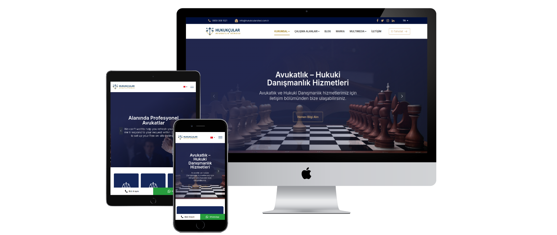 Hukuk & Avukatlık Bürosu Teması #2 - Asil.net.tr - Yazılım ve Hosting Firması