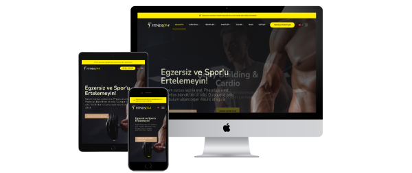 Fitness & Spor Salonu Kurumsal Tema #1