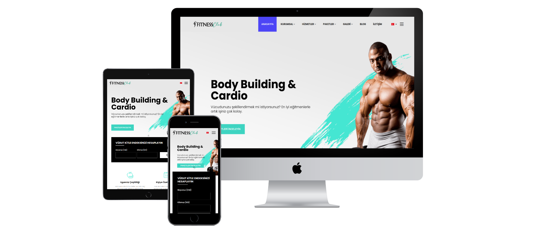 Fitness & Spor Salonu Kurumsal Tema #3 - Asil.net.tr - Yazılım ve Hosting Firması