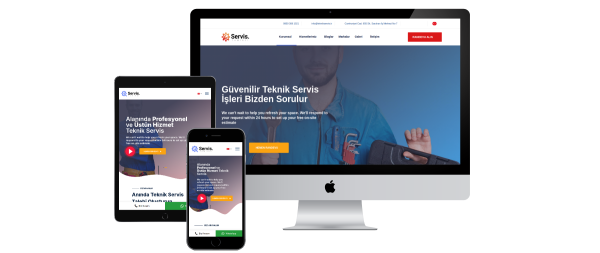 Teknik Servis Kurumsal Teması #3